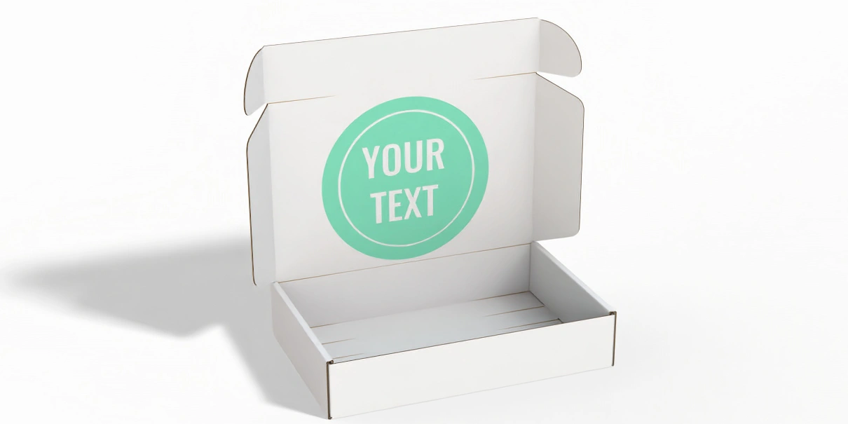 Durable and stylish flip-top mailer box for secure shipping