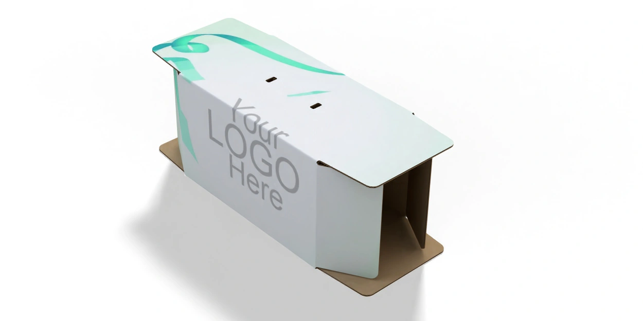 Paper box with handle