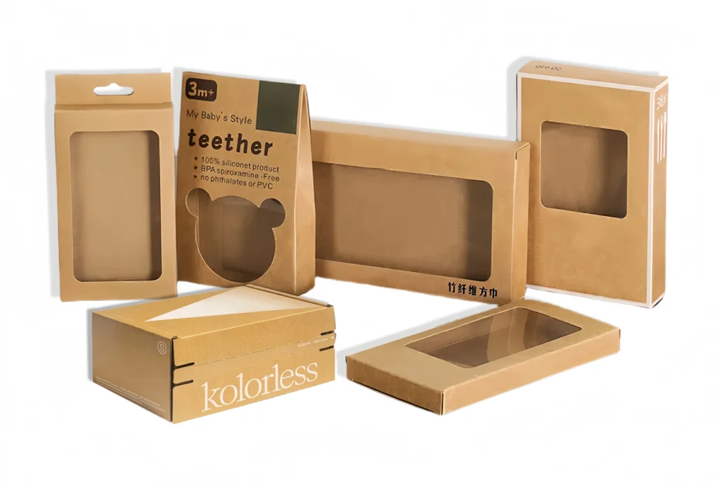 Apparel boxes stacked, ready for wholesale distribution.