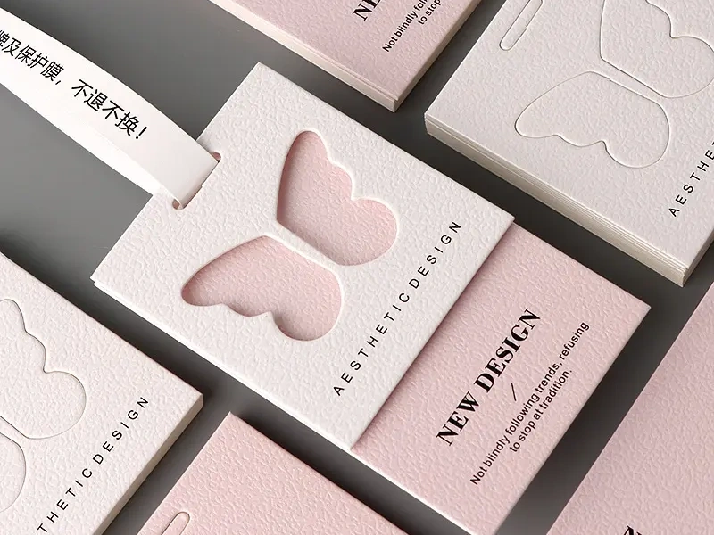 Custom hang tags featuring personalized branding, logos, and designs for clothing, accessories, and product packaging.