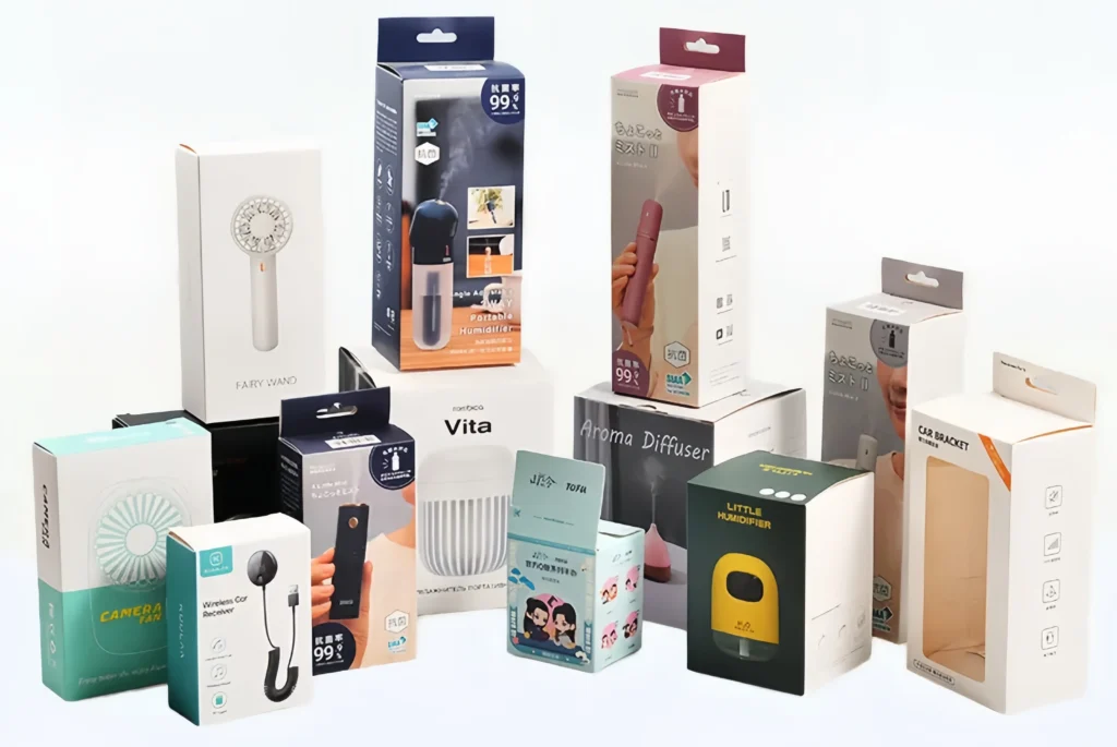 Electronics shipping boxes for safe delivery and protection of electronic products