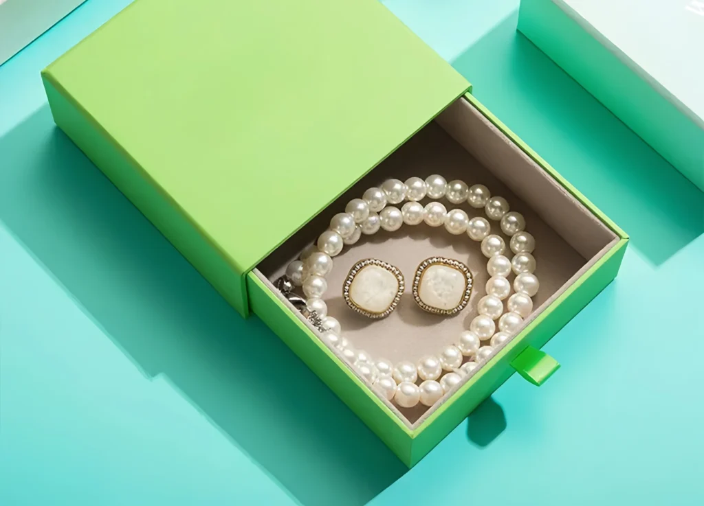 High-quality jewelry drawer boxes with elegant design, premium materials, and customizable options for jewelry packaging.