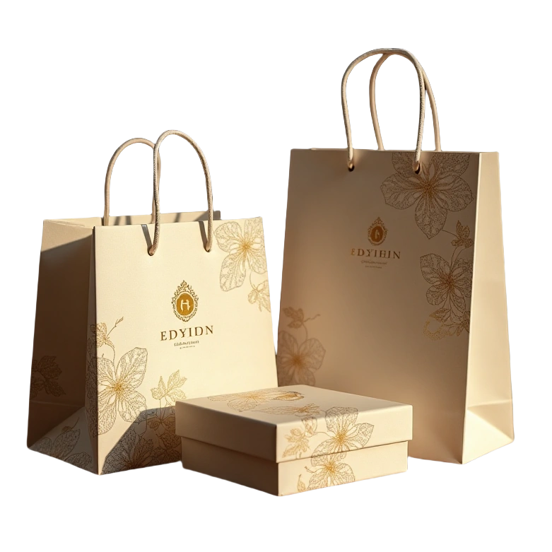 Foil stamped cosmetic packaging box for premium beauty products.