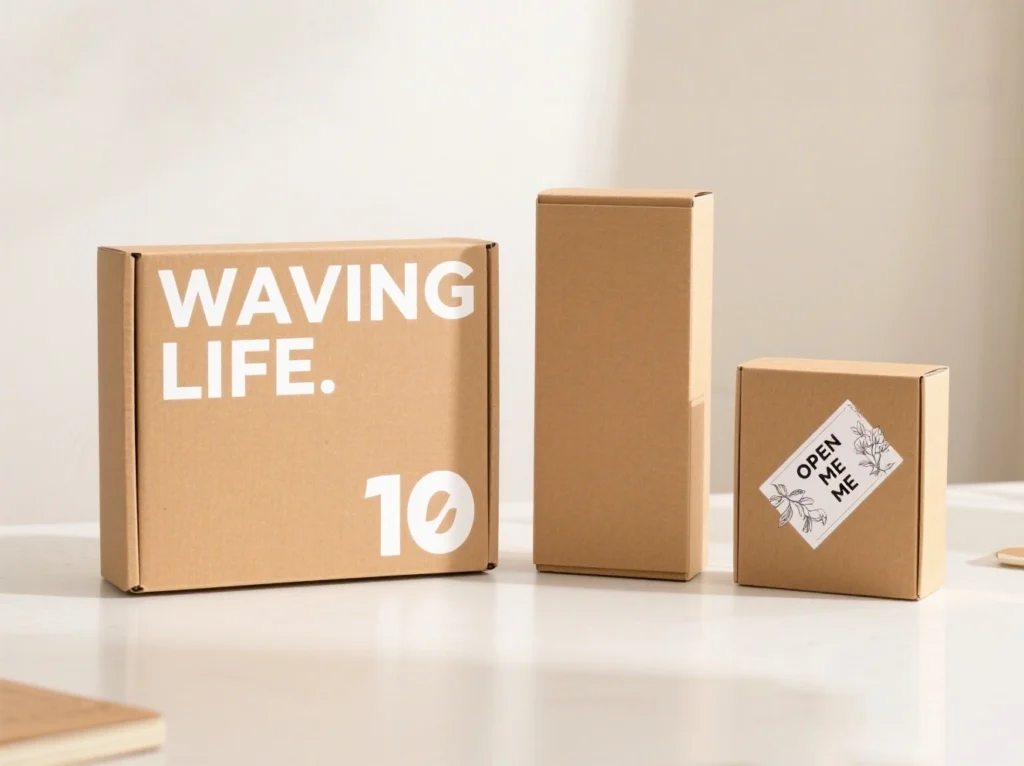 E-flute Corrugated Cardboard Boxes In Various Sizes