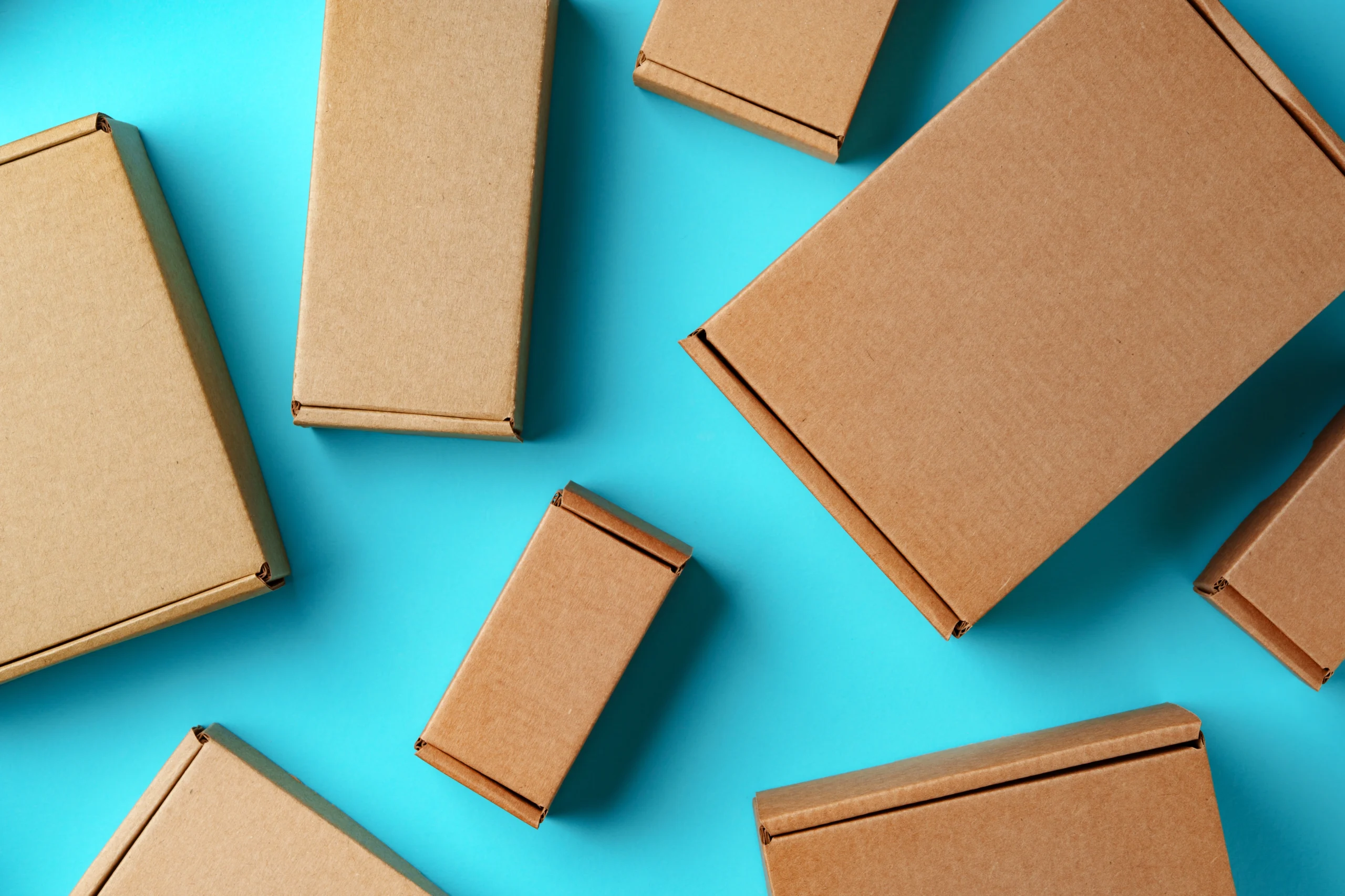 E-flute corrugated box for custom retail and e-commerce packaging.