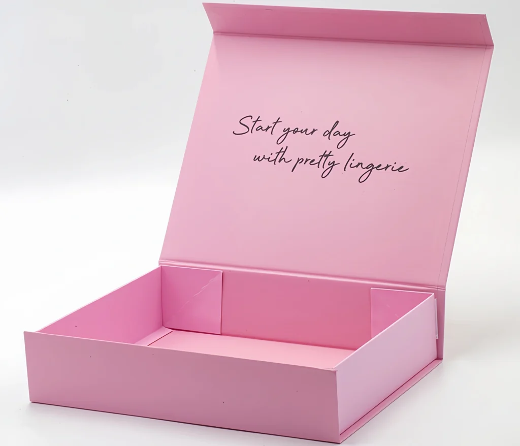 Sturdy rigid magnetic box for luxury gift presentation