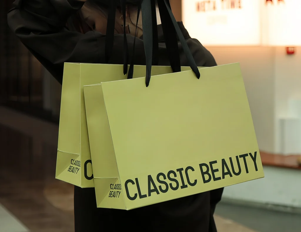 custom shopping bags wholesale for retail and brand packaging
