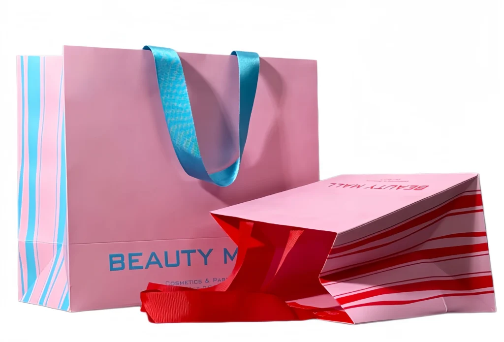 Paper shopping bags pricing guide showing cost factors and wholesale price structure for custom packaging