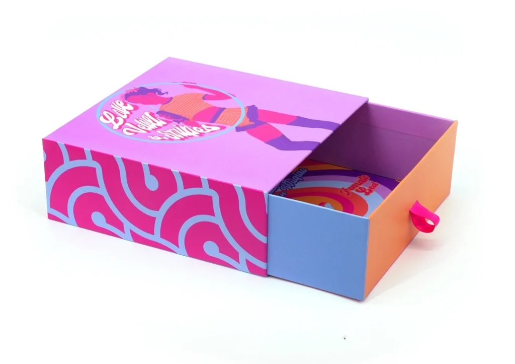 Premium slide box packaging for luxury jewelry and gift presentation