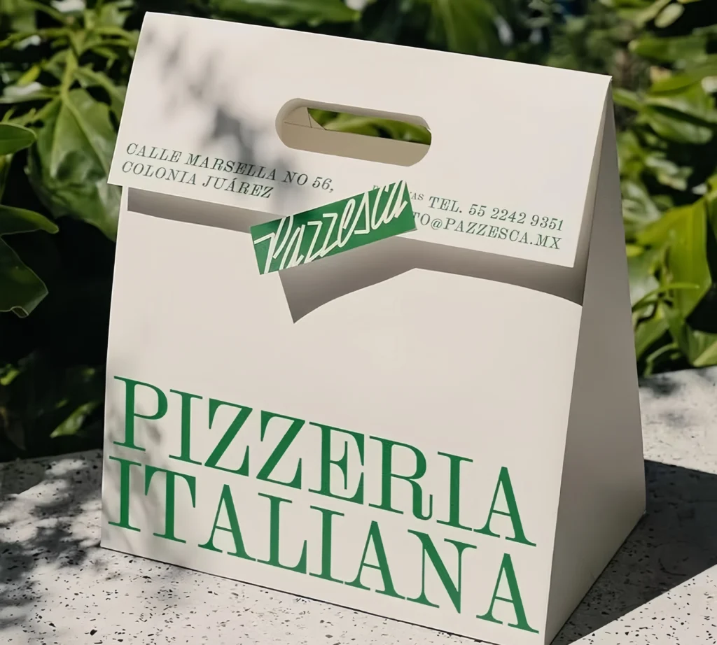 Printed eco-friendly paper bags with custom logo for sustainable retail packaging