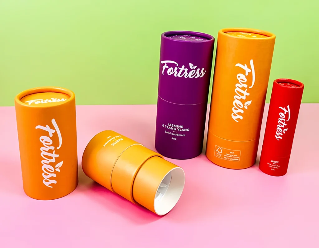 Rigid tube box packaging for cosmetics and gift products