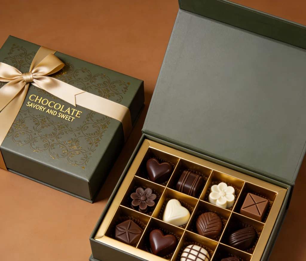 Premium magnetic closure gift box for luxury packaging