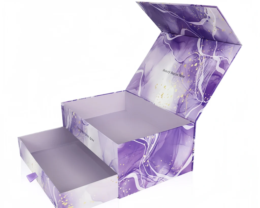 Cosmetic gift box packaging dimensions measurement guide for custom boxes