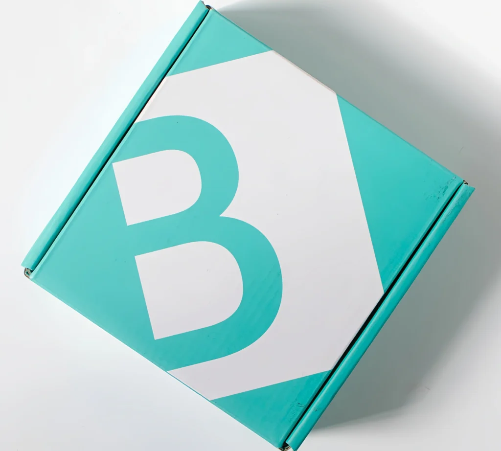 Custom packaging box branding design for e-commerce and retail products