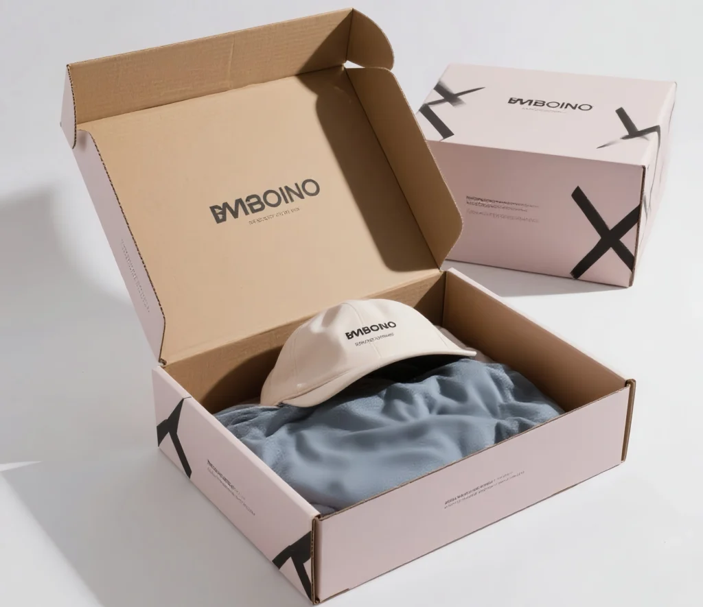 Eco-friendly mailer box packaging made from recyclable corrugated material