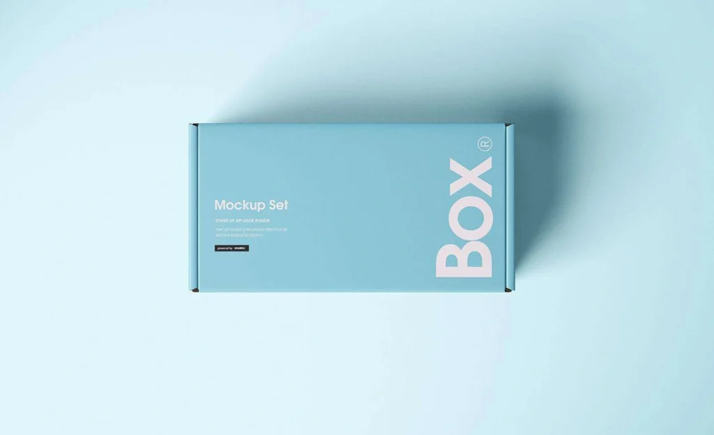 mailer box for shipping products safely with strong corrugated cardboard structure