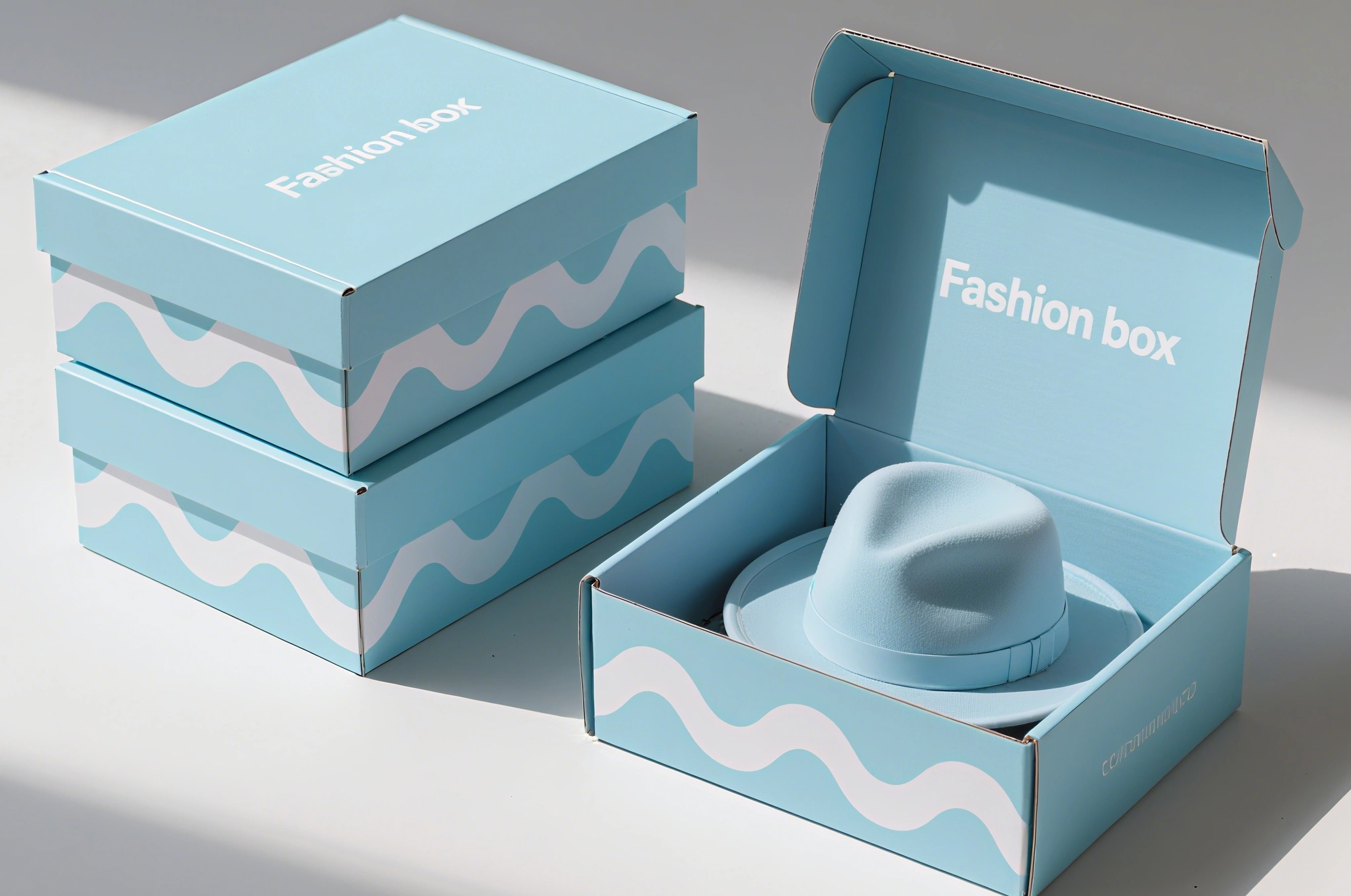 Packaging box designed for shipping protection of products during transit