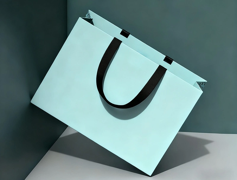 Printed shopping bags supplier offering custom logo packaging solutions