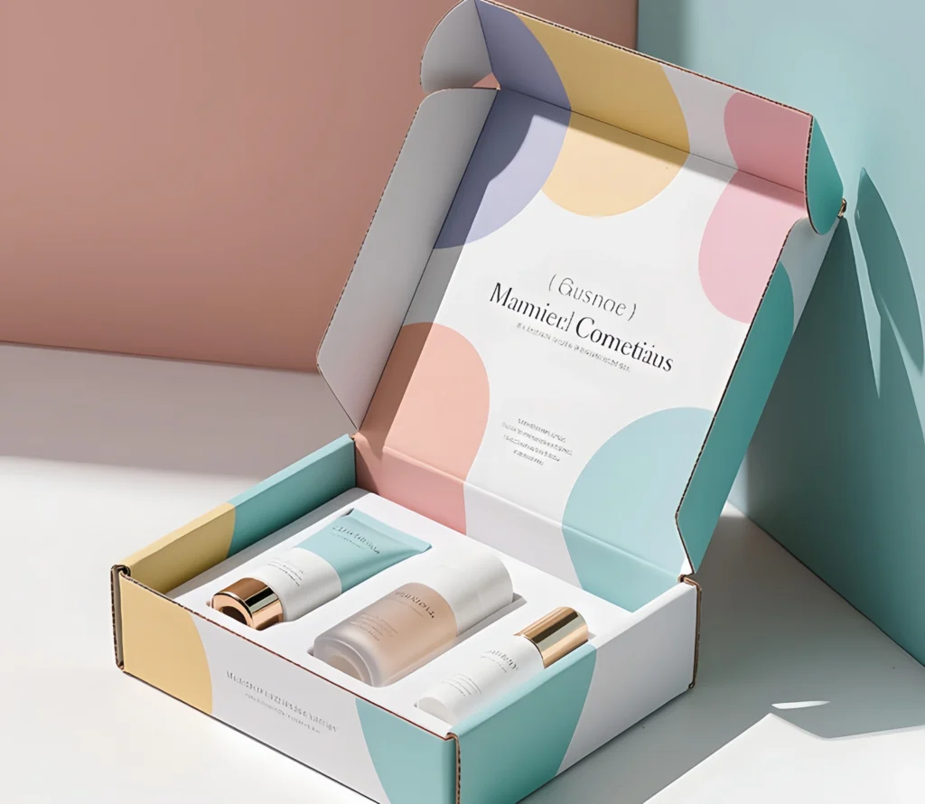 Shipping boxes for online store packaging and order fulfillment