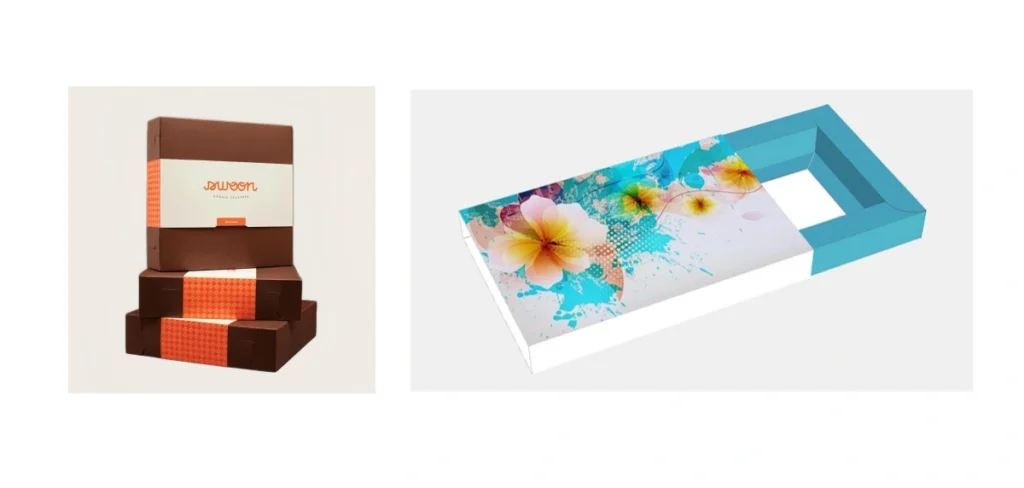 Custom sleeve packaging box with sliding cardboard design