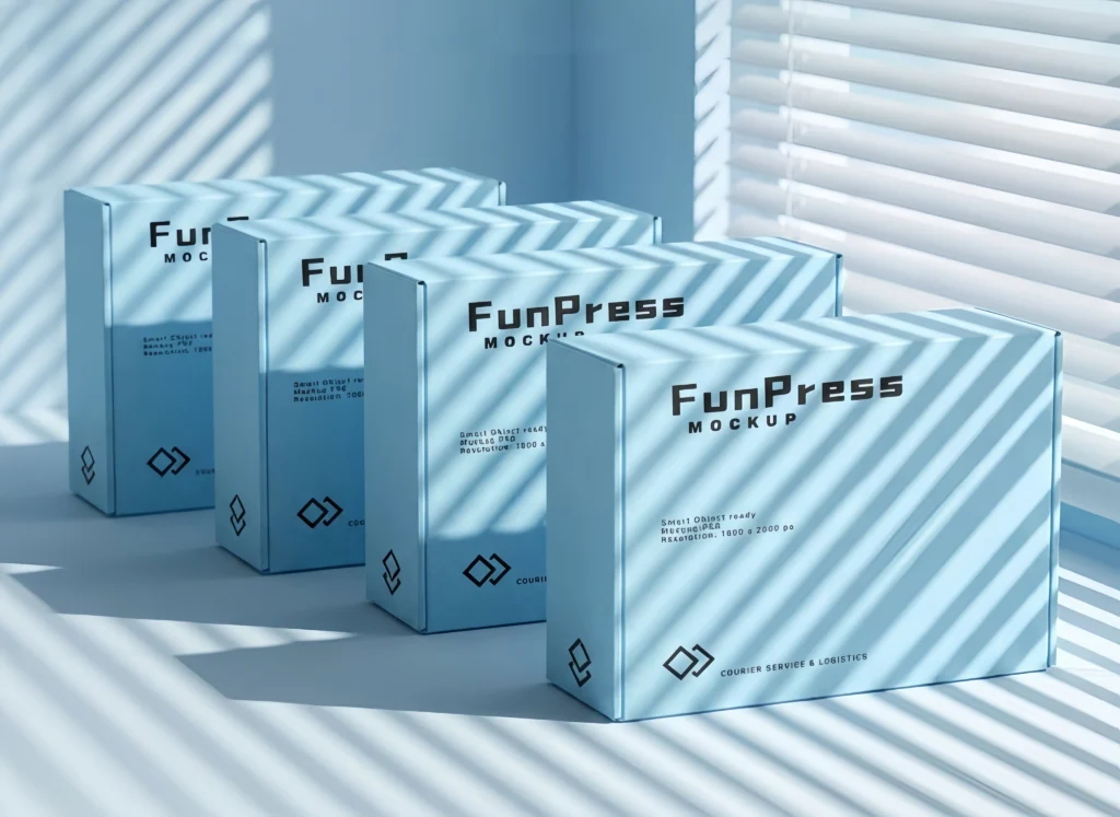 Printed custom retail packaging boxes for branded products
