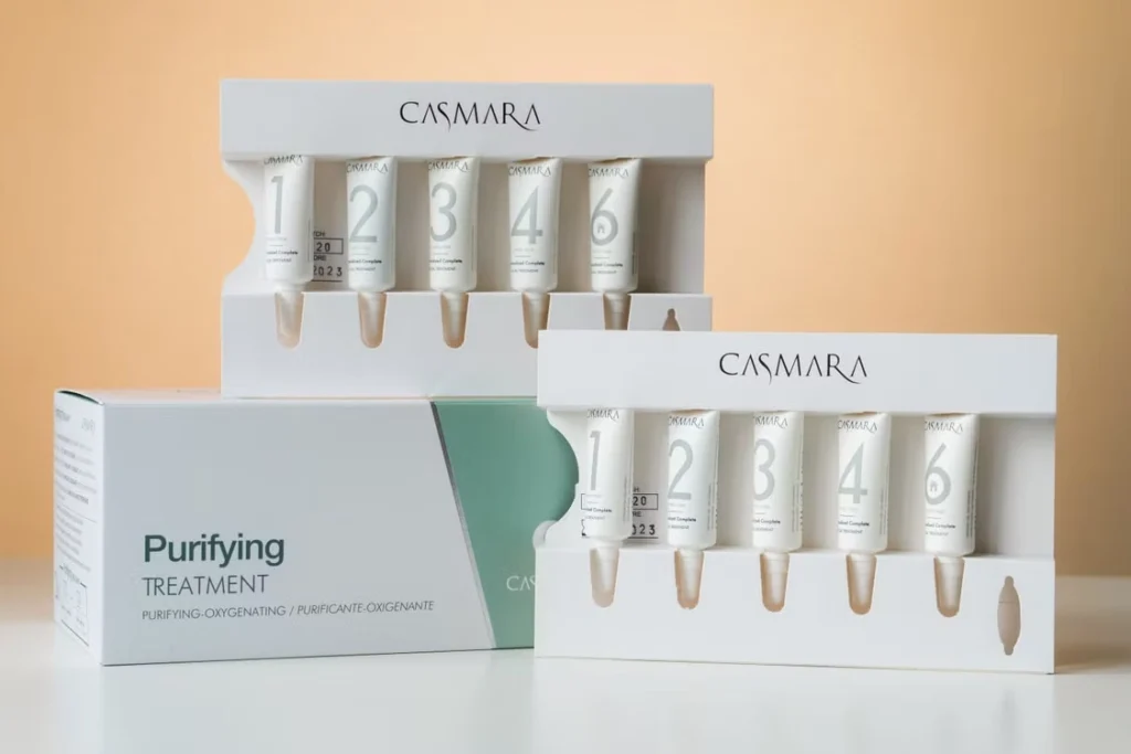 White paper folding carton box for cosmetic packaging