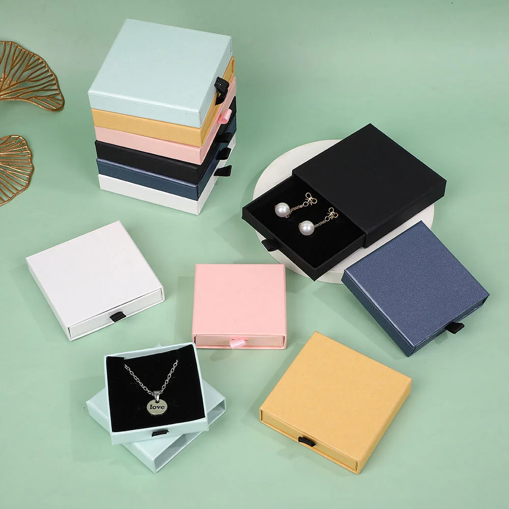Magnetic, drawer-style, and lid-and-base rigid jewelry boxes